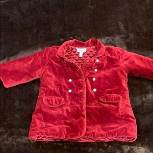 Carolina Zapf Baby CZ burgundy winter jacket